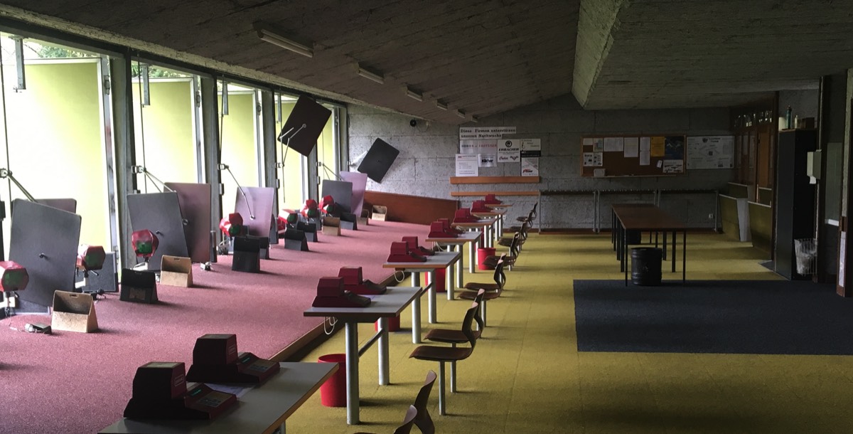 Schützenstand der Schiessanlage Ramstel